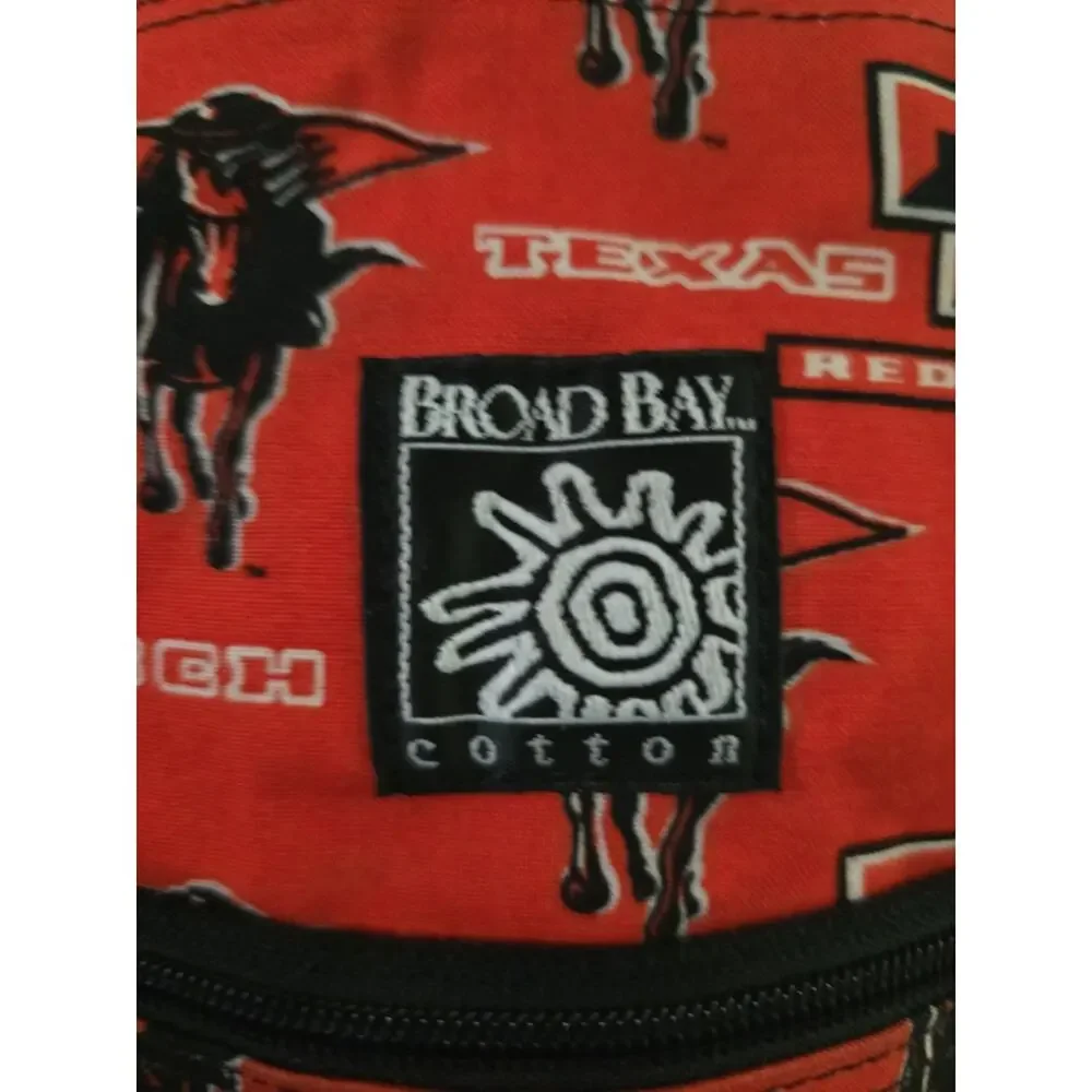 VTG Texas Tech Red Raiders Overnight Duffle Bag 90s NCAA College Broad Bay
